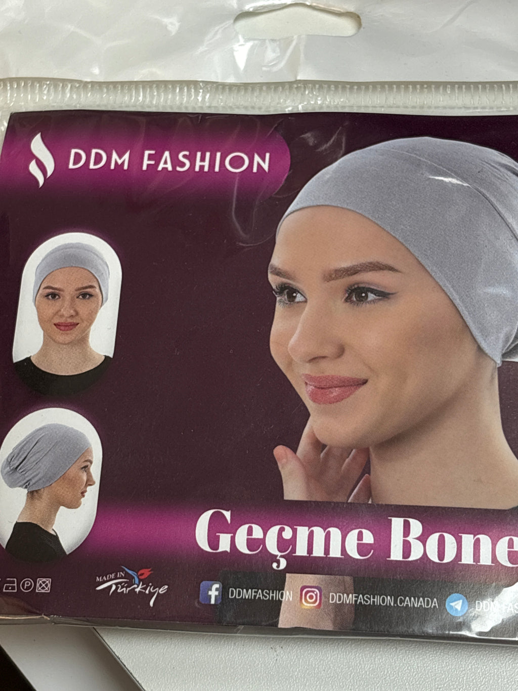 Under hijab cap made in Turkey