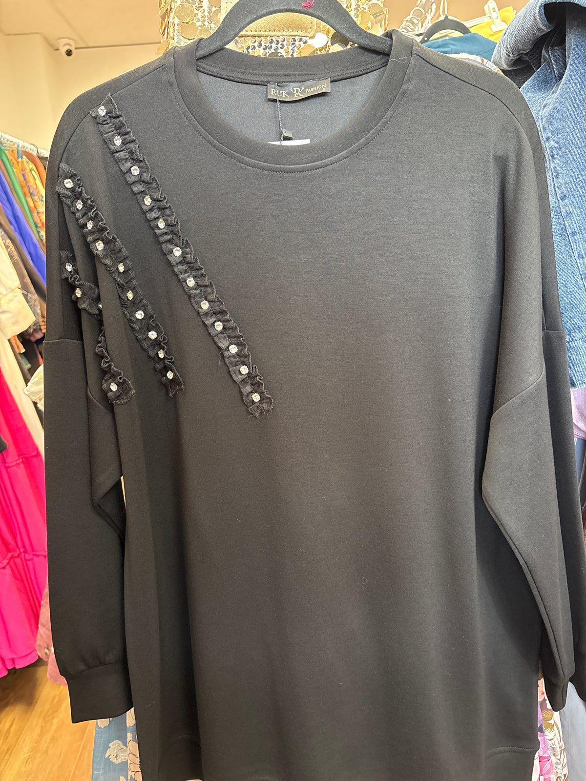 Ruffle Gem Tunic