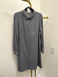 Slate Grey Button-Down Tunic