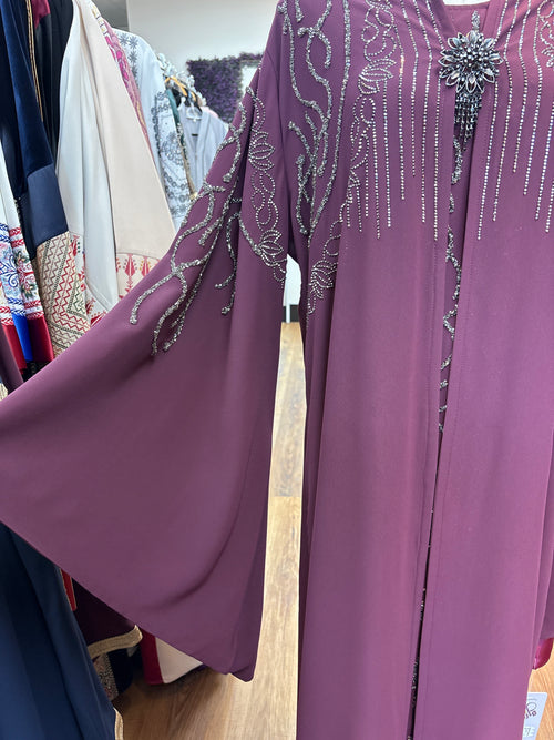Amethyst Royale Embellished Abaya Set