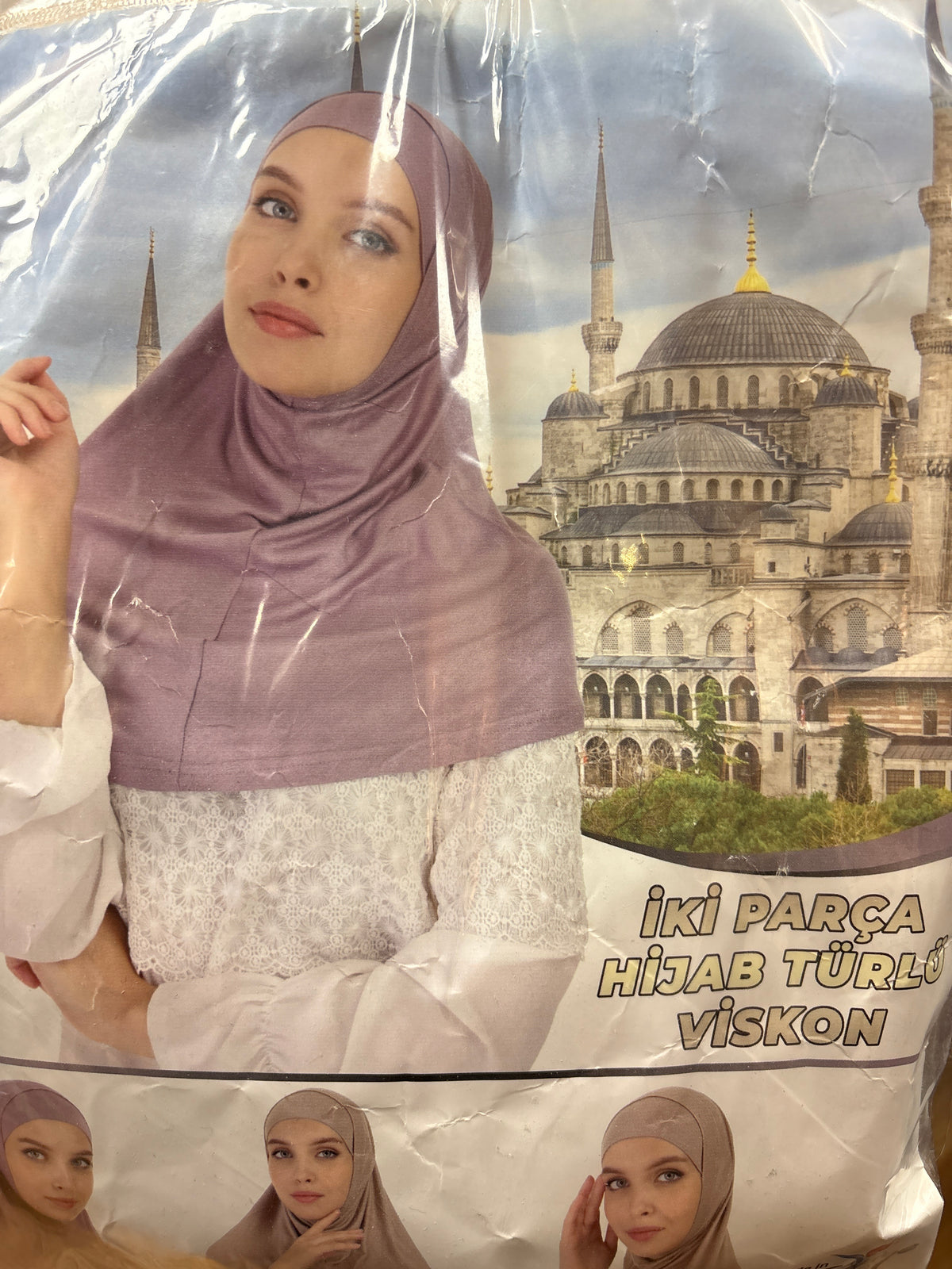 Two-Piece Viscose Ready-to-Wear Hijab