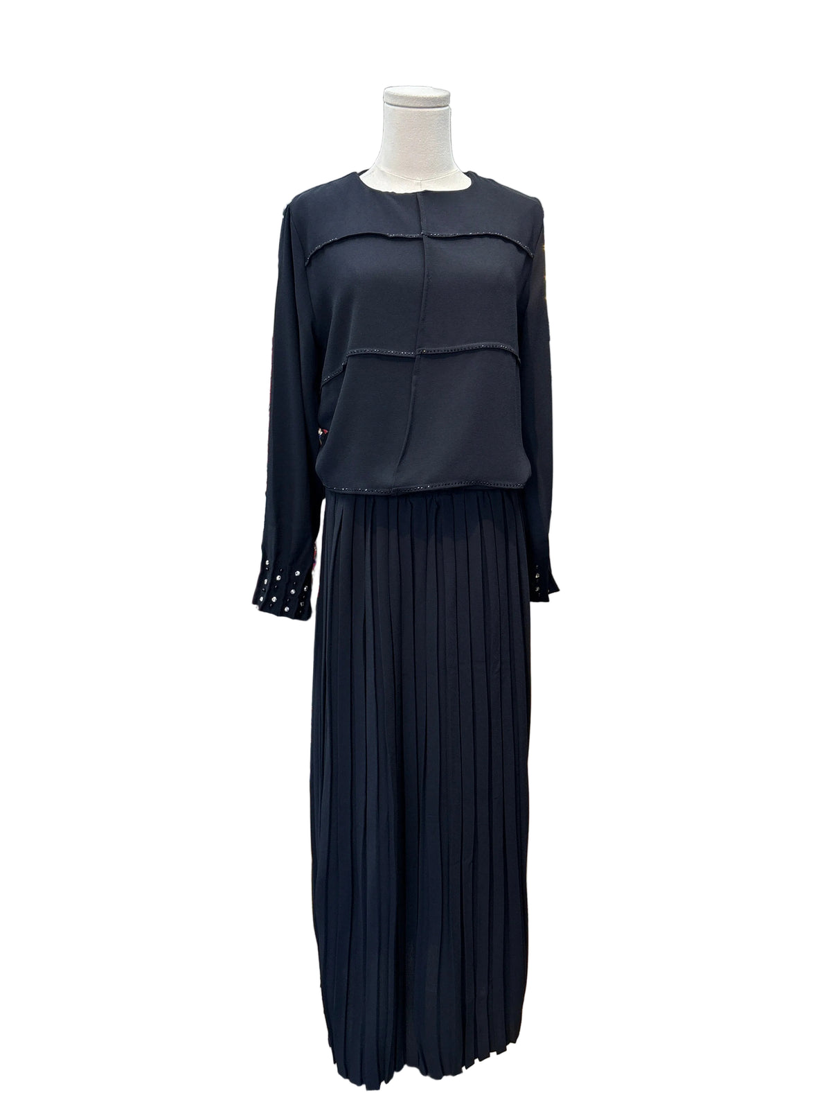 Pleated Two-Piece Set