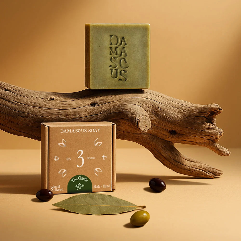 Damascus olive and laurel oil soap, unscented 135g