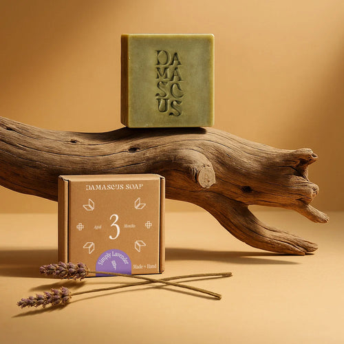 Damascus olive and laurel oil soap with lavender, 135g