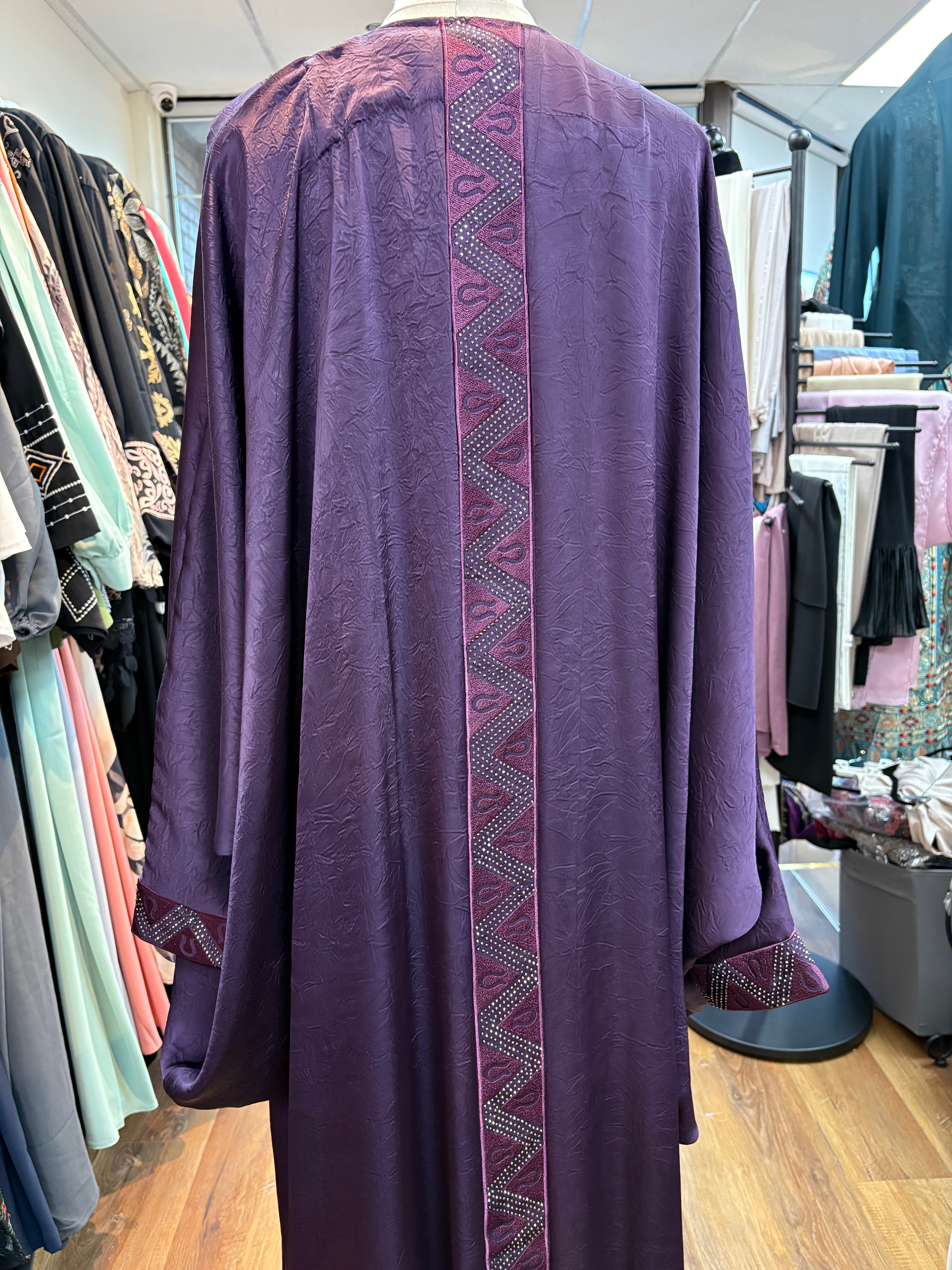 Amethyst Royal Jordanian Abaya Set