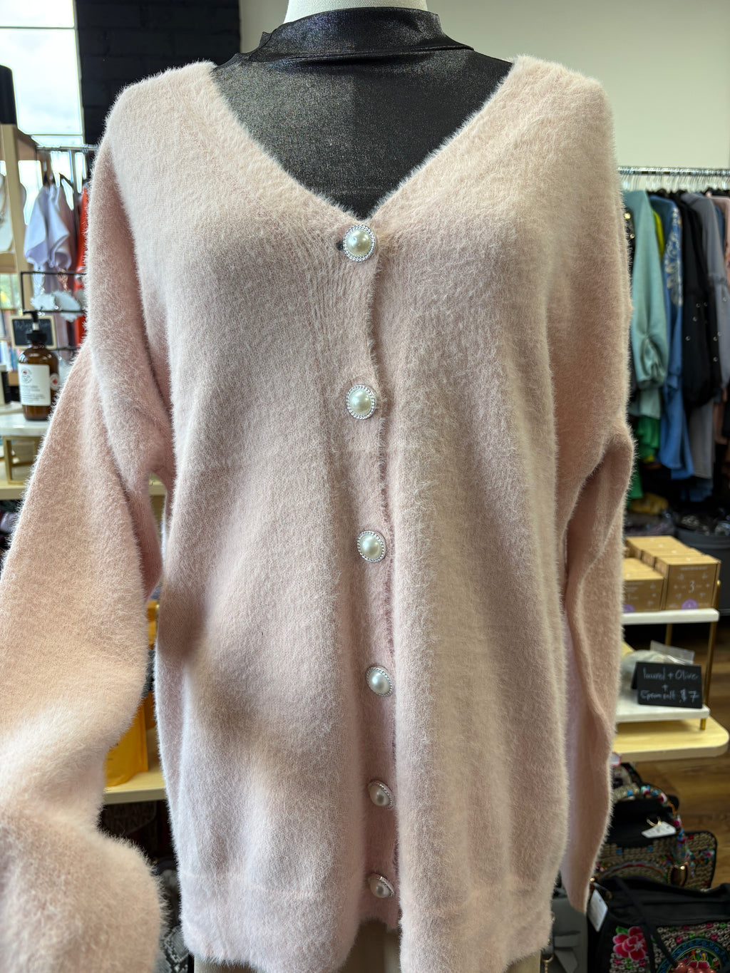 Blush Pearl Cardigan
