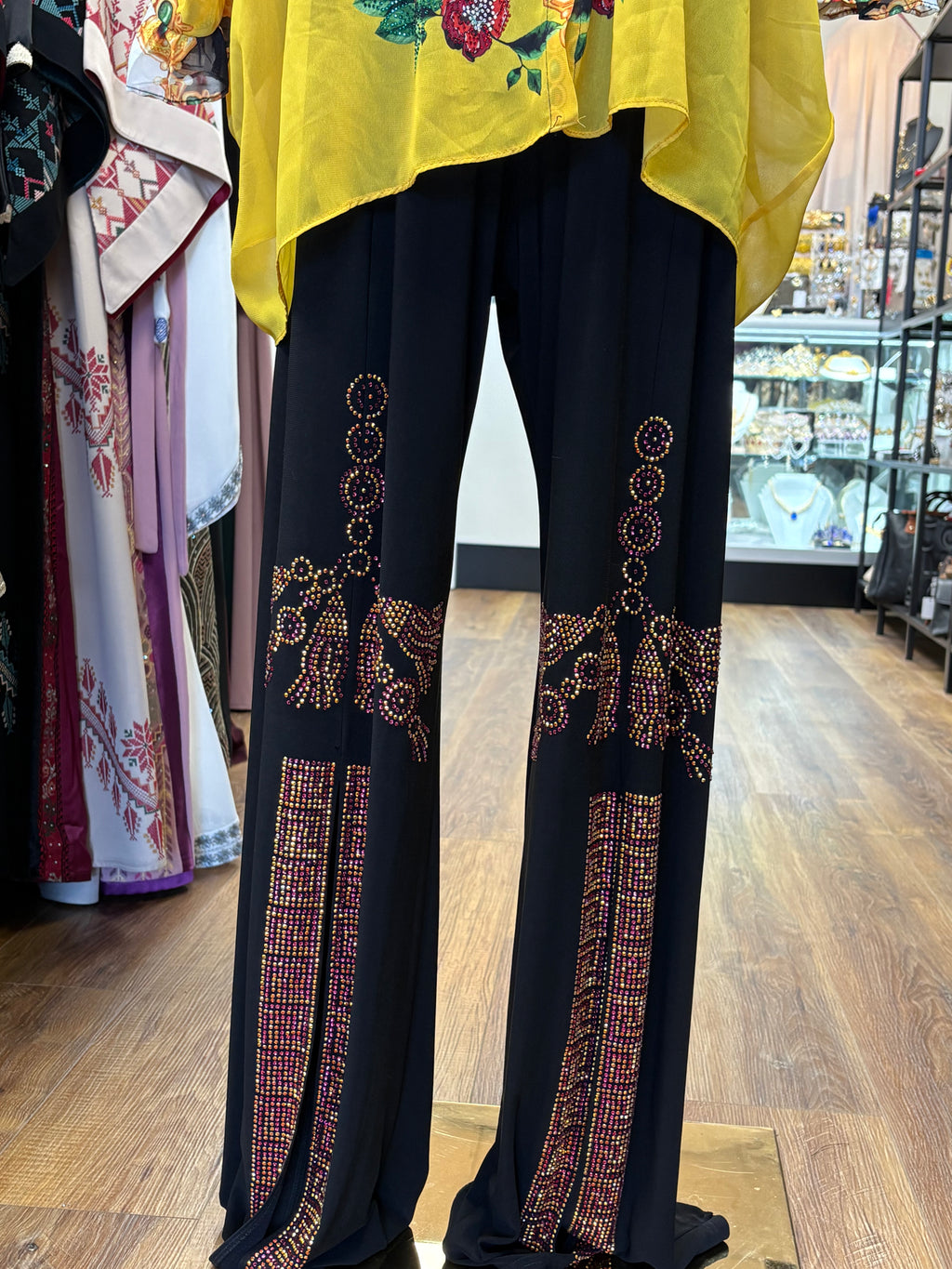 Golden Jewel Rhinestone Set – Mariam Fashion & Beauty Mississauga