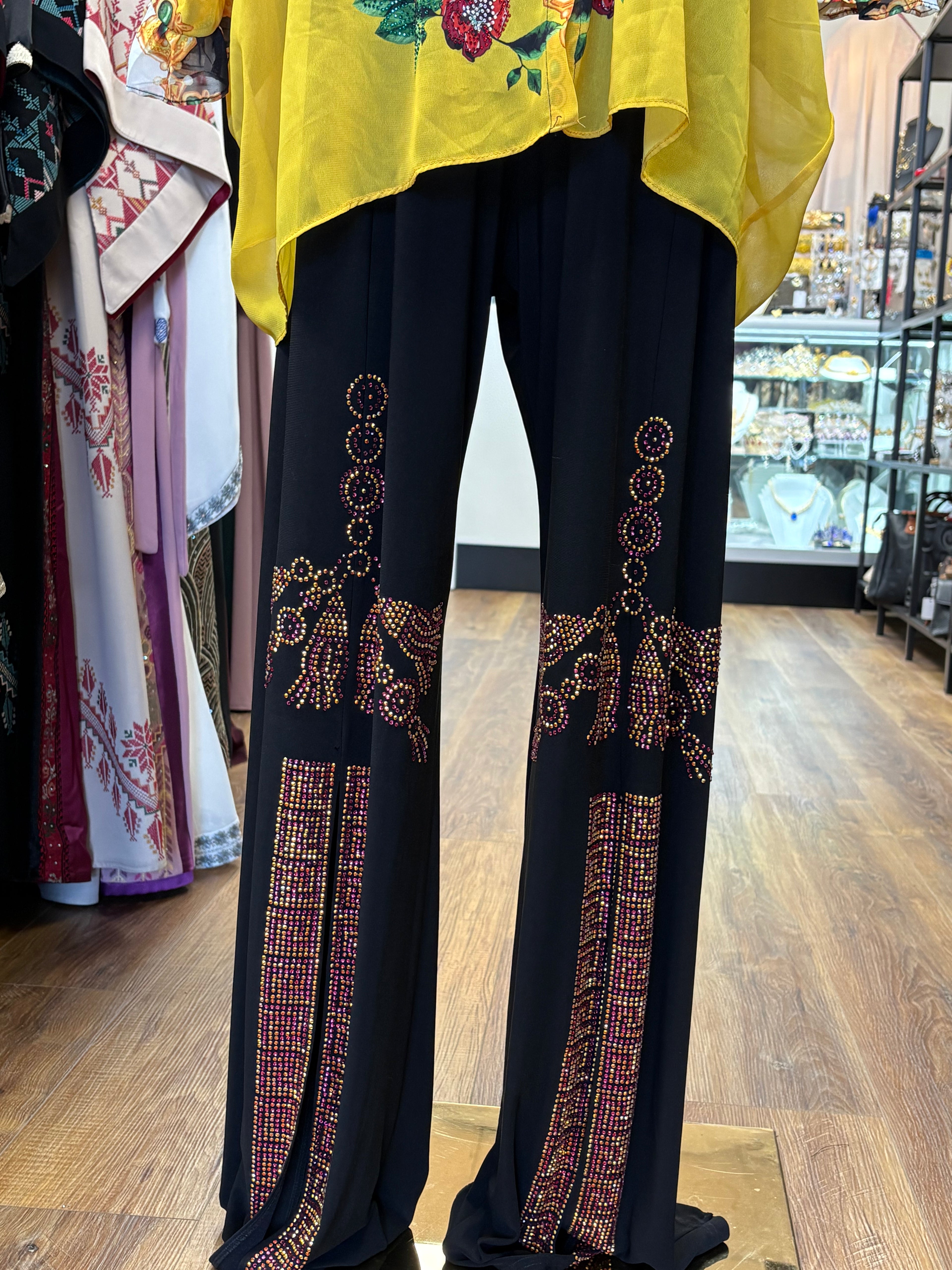 Golden Jewel Rhinestone Set – Mariam Fashion & Beauty Mississauga