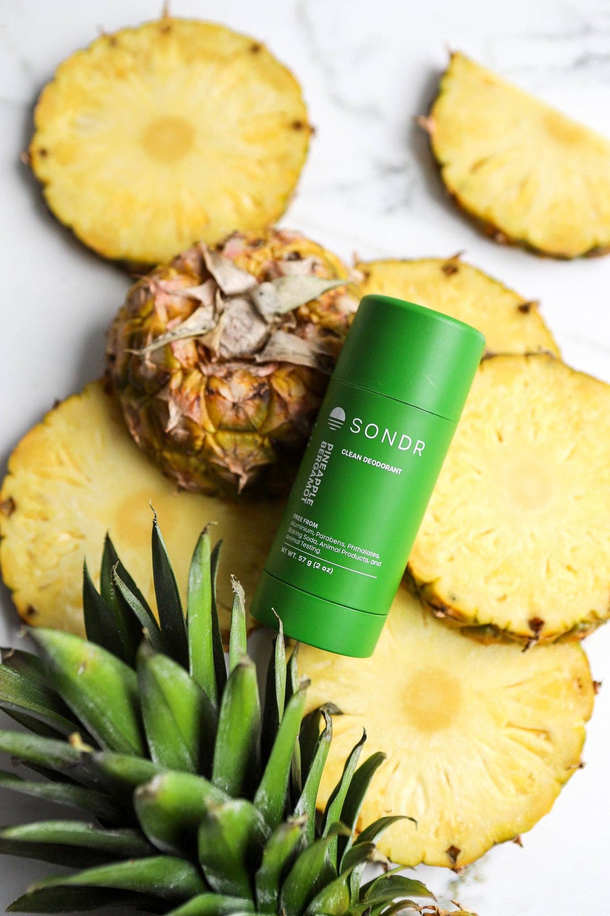 Sondr Pineapple Bergamot natural deodorant, full size