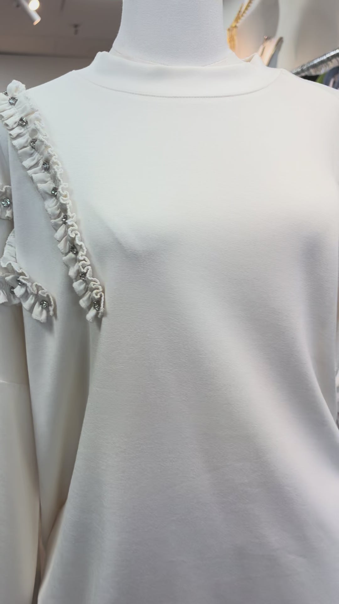 Ruffle Gem Tunic